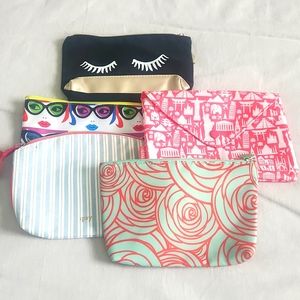 5 NEW and never used Ipsy bags